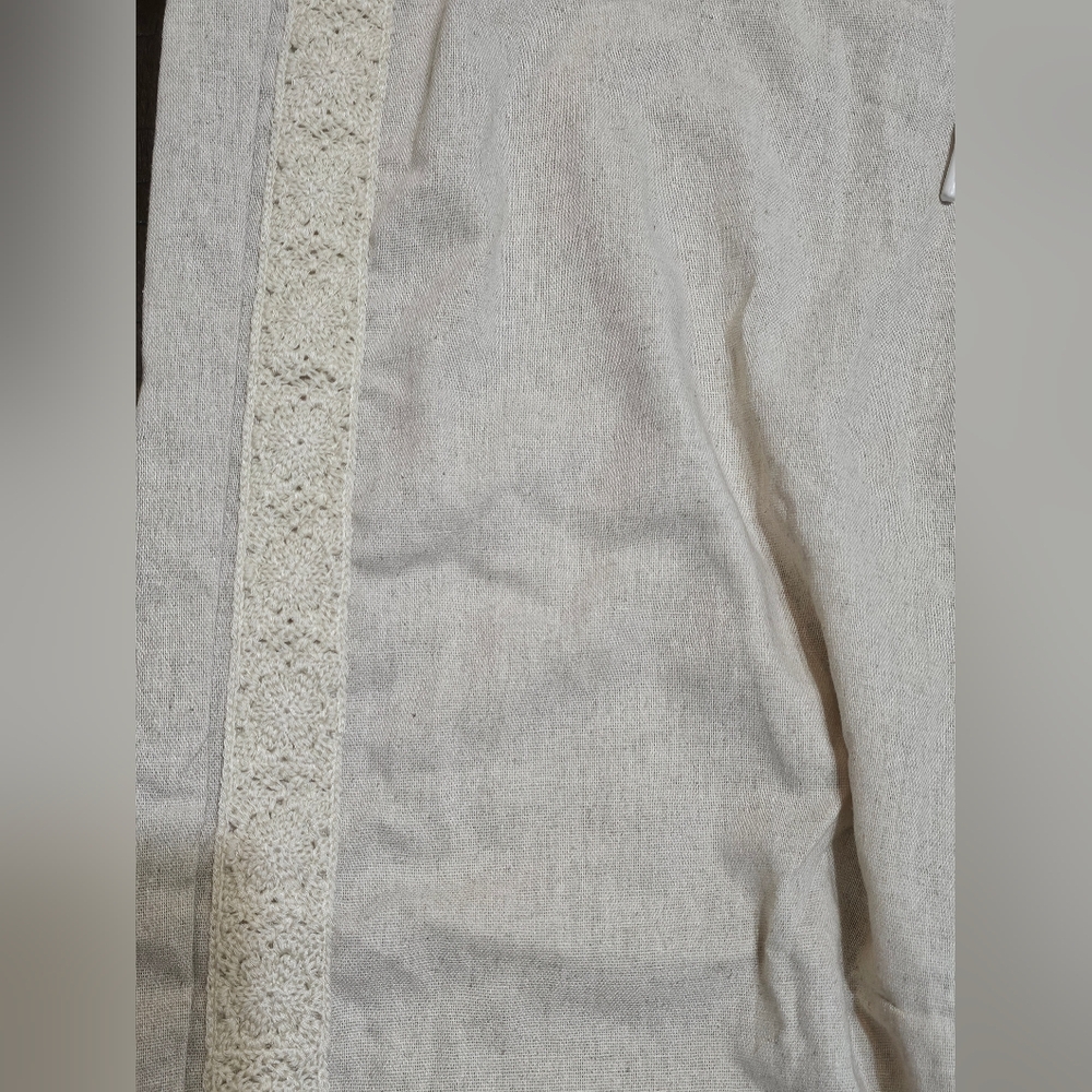 Elegant Beige Wide-Leg Pants for Women - Picture 5 of 11